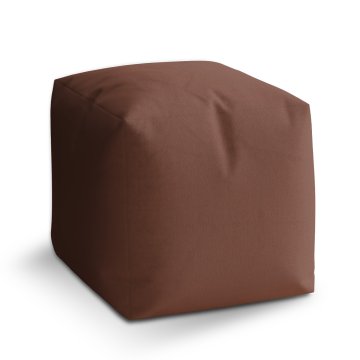 Taburet Cube Kaštanová: 40x40x40 cm