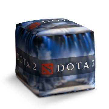 Taburet Cube DOTA 2 Modrá: 40x40x40 cm