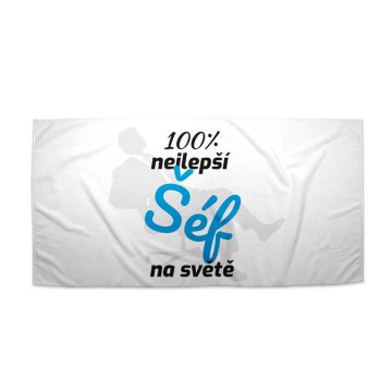 Ručník 100% nejlepší šéf na světě