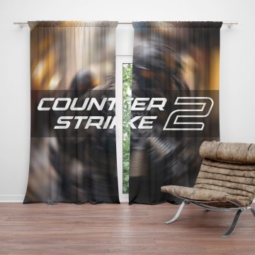 Závěs Counter Strike 2 Voják: 2ks 140x250cm