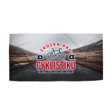 Ručník Zrozen pro cyklistiku