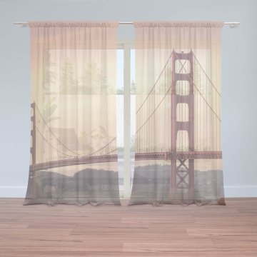 Záclony Golden Gate 2: 2ks 150x250cm