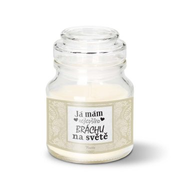 Svíčka Já mám nejlepšího bráchu na světě
