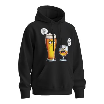 Mikina s potiskem Mě má rád víc - pivo vs. bourbon