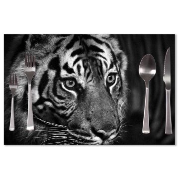 Prostírání Černobílý tygr: 40x30cm