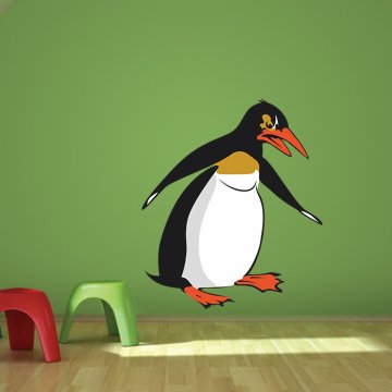 Samolepka na zeď: Tučňák