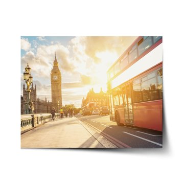 Plakát Londýn Big Ben 