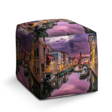 Taburet Cube Benátky: 40x40x40 cm