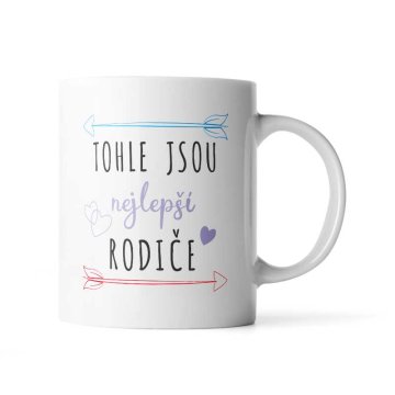 Hrnek Tohle jsou nejlepší rodiče