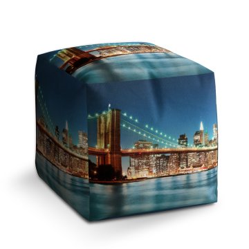 Taburet Cube Rozsvícený most 2: 40x40x40 cm