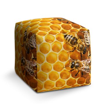 Taburet Cube Včely: 40x40x40 cm