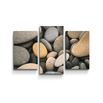 Obraz - 3-dílný Kameny