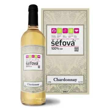 Bílé víno Šéfová: 0,75 l 