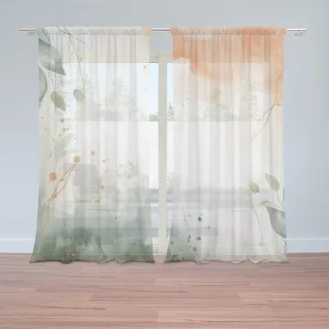 Záclony Lesní mlha: 2ks 150x250cm