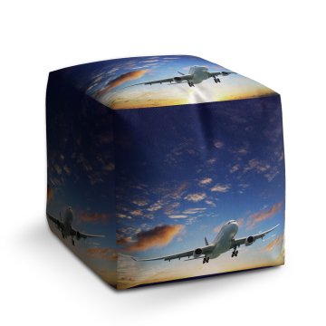 Taburet Cube Letadlo 2: 40x40x40 cm