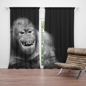 Závěs Orangutan: 2ks 140x250cm