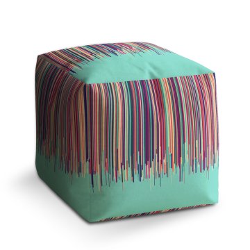 Taburet Cube Stékající barva: 40x40x40 cm