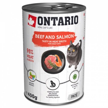 Konzerva Ontario Beef, Salmon, Sunflower Oil 400g