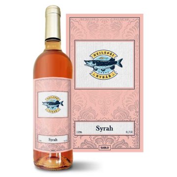 Růžové víno Nejlepší rybář: 0,75 l