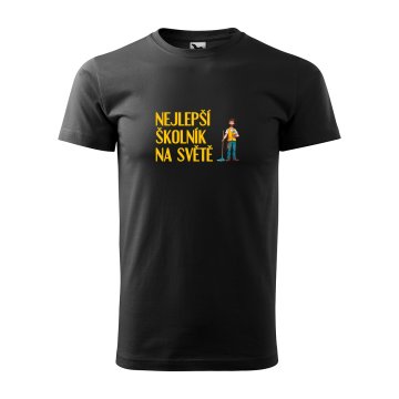 Tričko s potiskem Nejlepší školník na světě