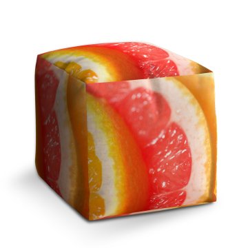 Taburet Cube Citrusy: 40x40x40 cm
