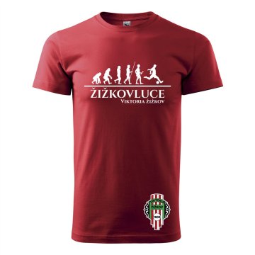 Tričko FK VIKTORIA ŽIŽKOV - Žižkovluce - červené