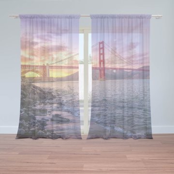 Záclony Golden Gate 5: 2ks 150x250cm