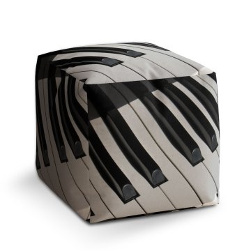 Taburet Cube Klávesy piana: 40x40x40 cm