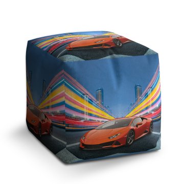 Taburet Cube Sportovní auto 2: 40x40x40 cm