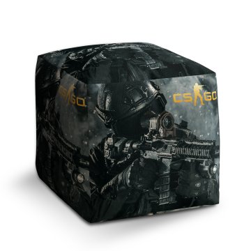 Taburet Cube CS:GO Voják 1: 40x40x40 cm