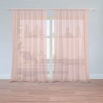 Záclony Lososová: 2ks 150x250cm