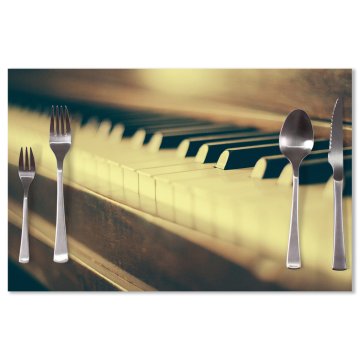 Prostírání Klávesy klavíru: 40x30cm