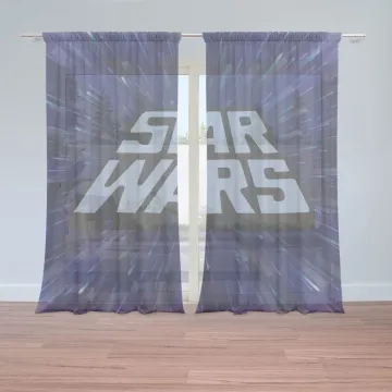Záclony Star Wars Vesmír: 2ks 150x250cm