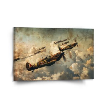 Obraz Stíhačky Spitfire v letecké bitvě
