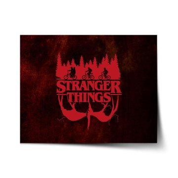Plakát Stranger Things Red