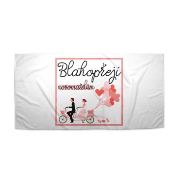 Ručník Blahopřeji novomanželům