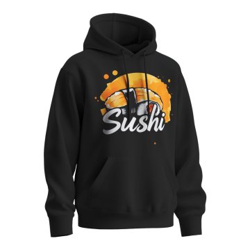Mikina s potiskem Sushi