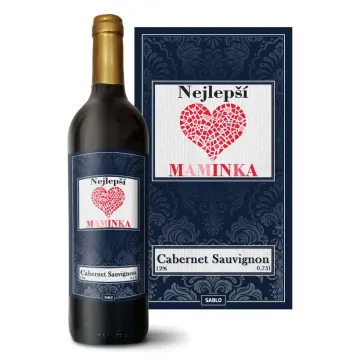 Červené víno Nejlepší maminka: 0,75 l 