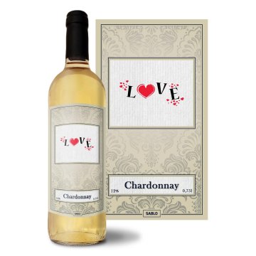 Bílé víno Love: 0,75 l 