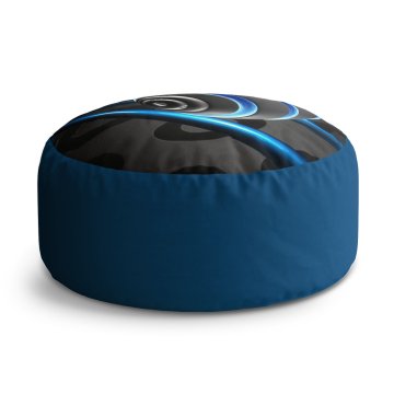 Taburet Circle Modrá koule: 40x50 cm