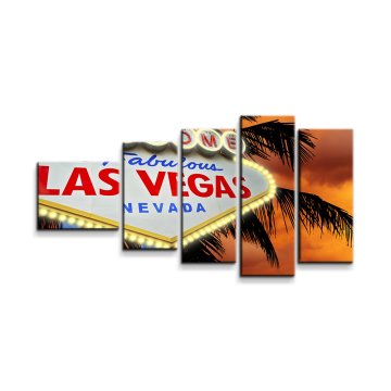 Obraz - 5-dílný Fabulous Las Vegas