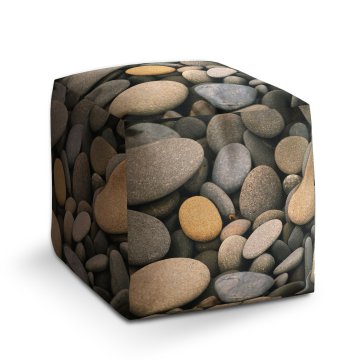 Taburet Cube Kameny: 40x40x40 cm