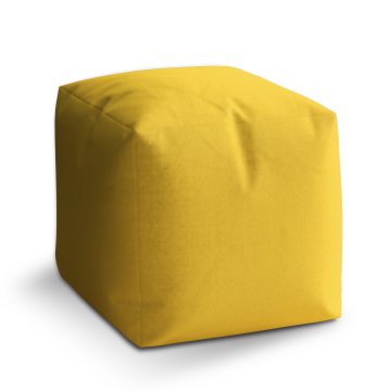 Taburet Cube Žlutá 3: 40x40x40 cm