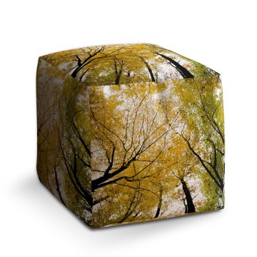 Taburet Cube Koruny stromů: 40x40x40 cm