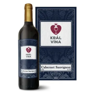 Červené víno Král vína: 0,75 l 