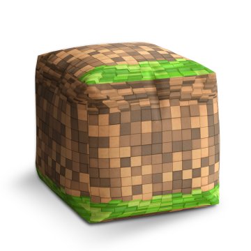 Taburet Cube Blocks 3D: 40x40x40 cm
