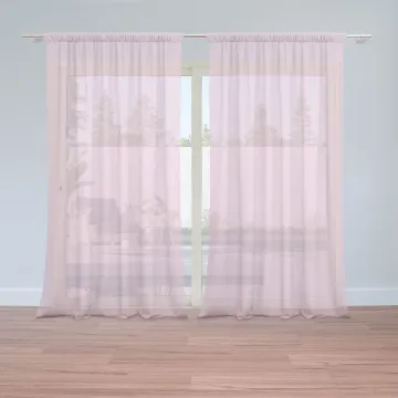 Záclony Bledě růžová: 2ks 150x250cm