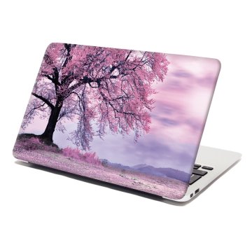 Samolepka na notebook Růžový strom