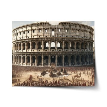 Plakát Řím Koloseum Legie
