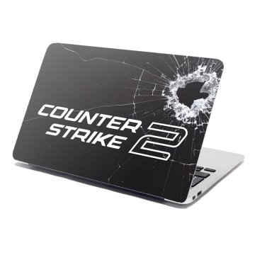 Samolepka na notebook Counster Strike 2 Průstřel